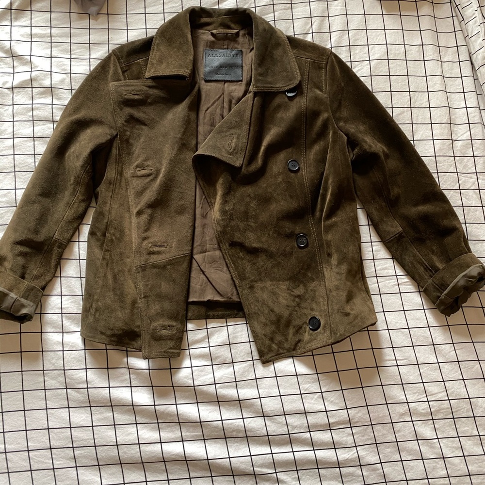 All Saints Suede Jacket